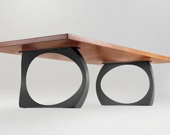 Coffee Table Legs 16" Height, Set of 2 | Modern Industrial Steel Legs 212 Cleo for Coffee Table