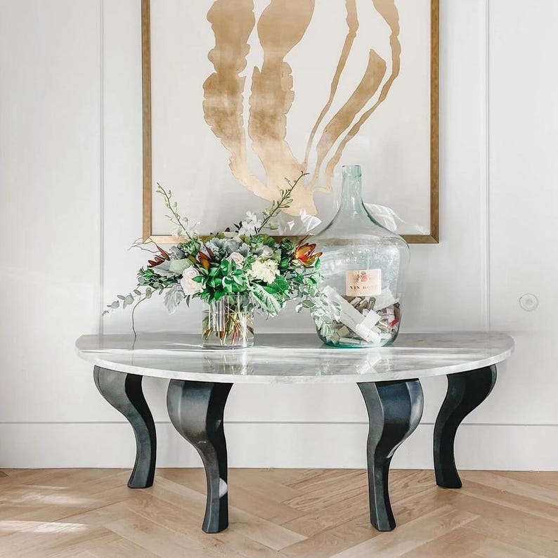 Table Legs, Desk Legs Handmade Furniture Legs, Custom Table Legs 502 Priya 28H Set of 4 for Contemporary or Scandinavian Tables - Thumbnail 5