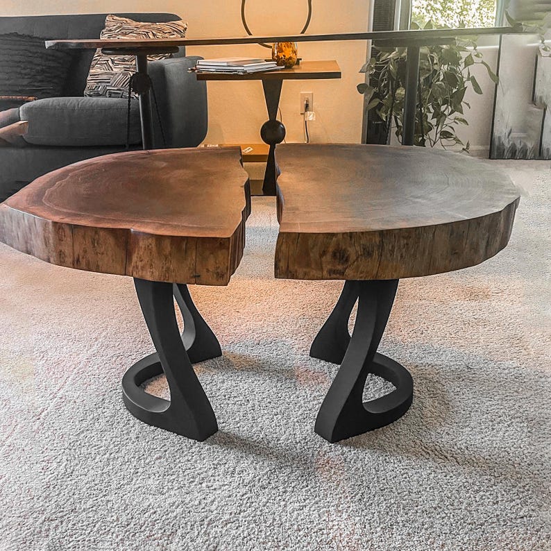 Bench Legs 117 Uzar - 12W, 16H inch - Set of 2 pcs of FlowyLine ✔️ Coffee Table Base for DIY furniture dining home decor epoxy woodwork bench steel table legs farmhouse outdoor bench metal coffee table round stool legs modern desk small bench charcuterie narrow wood bench modern metal legs for bench