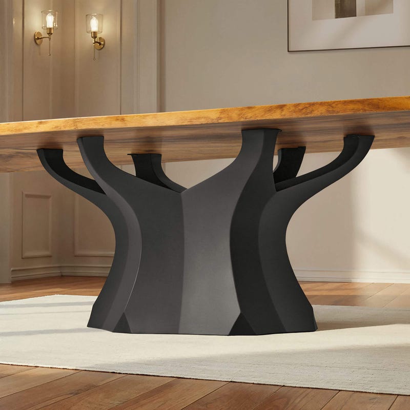 Tree Shape Metal Table Base Tree Trunk Dining Table - Etsy