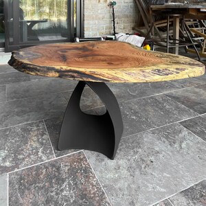 Handmade Metal Coffee Table Base 16.2" H, Modern Furniture Legs 121S Tulipe image 13