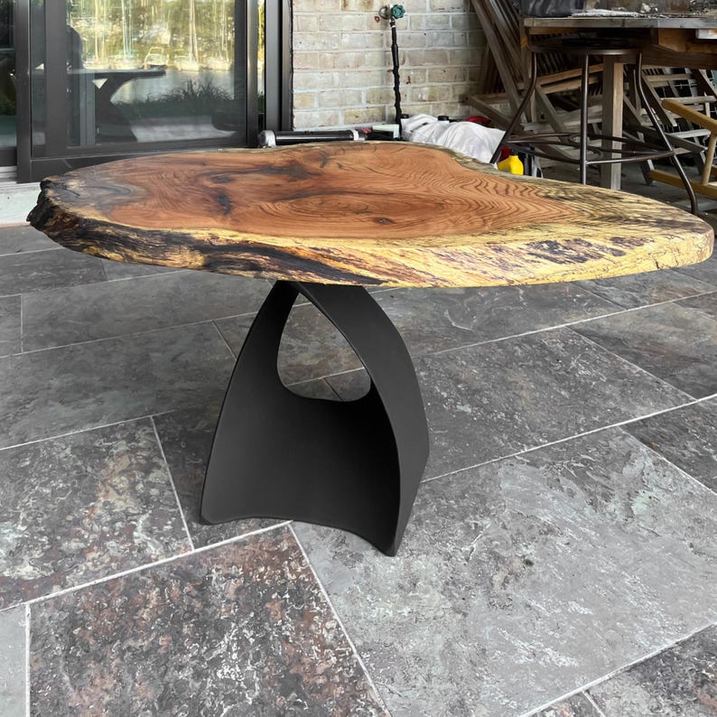Handmade Metal Coffee Table Base 16.2" H, Modern Furniture Legs 121S Tulipe image 13