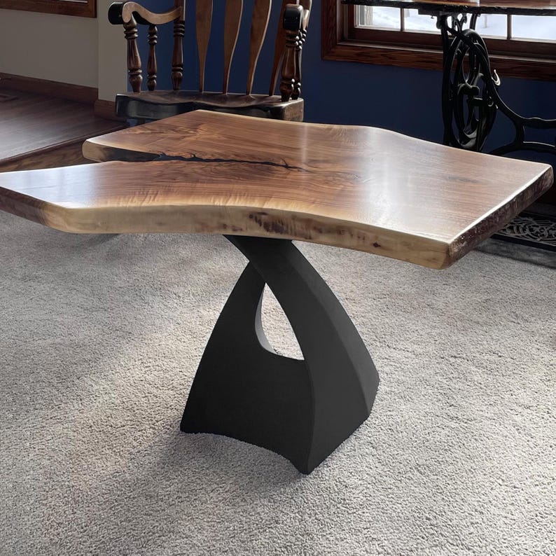 Handmade Metal Coffee Table Base 16.2" H, Modern Furniture Legs 121S Tulipe image 9