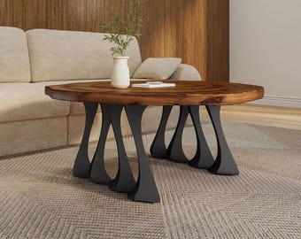 0229×kano - flow line table short - Furniture Legs | Shop Metal