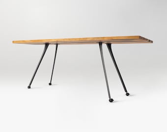 Counter Table Legs with Casters 619 Compa 36" H Industrial Style