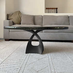 Handmade Metal Coffee Table Base 16.2" H, Modern Furniture Legs 121S Tulipe image 6