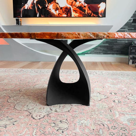 Handmade Metal Coffee Table Base, Modern Furniture Legs, 16-inch
