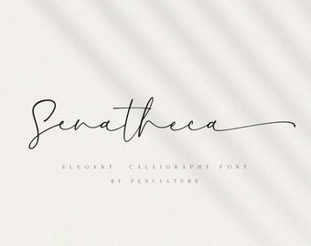 Calligraphy Font, Script Font, Wedding Font, Modern Font, Handwritten Font, Cricut Font, Cursive Font, Font For Cricut, Canva Font