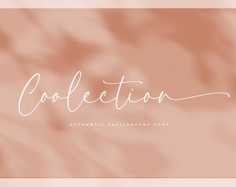 Kalligrafie lettertype, script lettertype, bruiloft lettertype, modern lettertype, handgeschreven lettertype, Cricut lettertype, cursief lettertype, lettertype voor Cricut, Canva lettertype