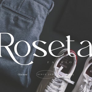 Beverly Font - Modern Serif Font, Branding Font, Logo Font, Ligature ...