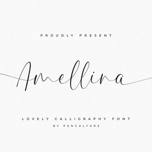 Calligraphy Font, Script Font, Wedding Font, Modern Font, Handwritten Font, Cricut Font, Cursive Font, Font For Cricut, Canva Font