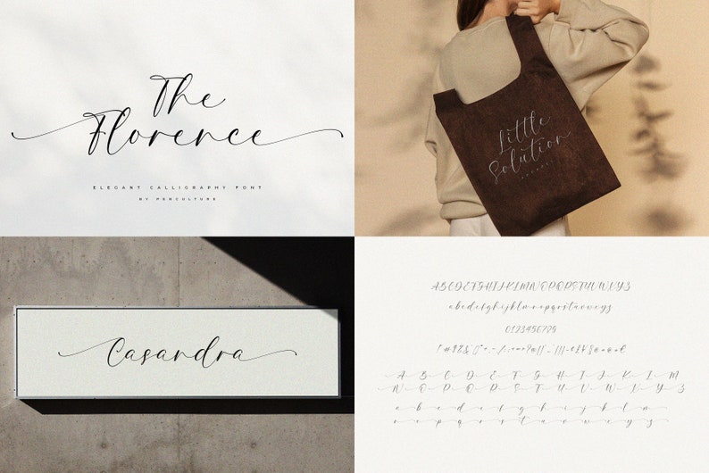 Calligraphy Font Bundle, Wedding Font Bundle, Handwritten Font, Script ...