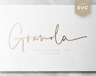 Modern Calligraphy Font, Handwritten Font, Script Font, Wedding Font, Digital Font, Invitation Font, Fonts For Cricut, Cricut Font