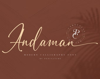 Modern Calligraphy Font, Handwritten Font, Script Font, Wedding Font, Cricut Font, Cursive Font, Font Download, Font For Cricut