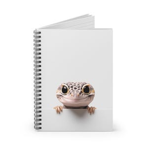 Peeking Gecko Spiral Notebook