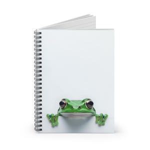 Peeking Frog Spiral Notebook