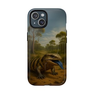 Blue Tongue Skink Magnetic Phone Case, Tough Phone Holder, Magnetic Case, Unique Tech Gift, Animal Lover Accessory