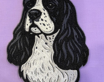 Parches bordados de Cocker Spaniel para perros • Para planchar o coser