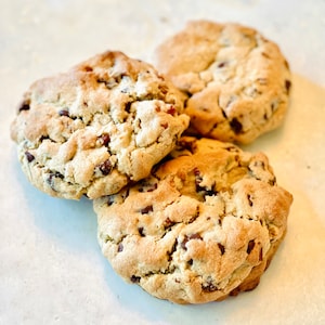 Dark Chocolate Chip Cookies, Gourmet Chocolate Chip Cookies, Hand Crafted Chocolate Chip Cookies, Gooey Thick Cookies