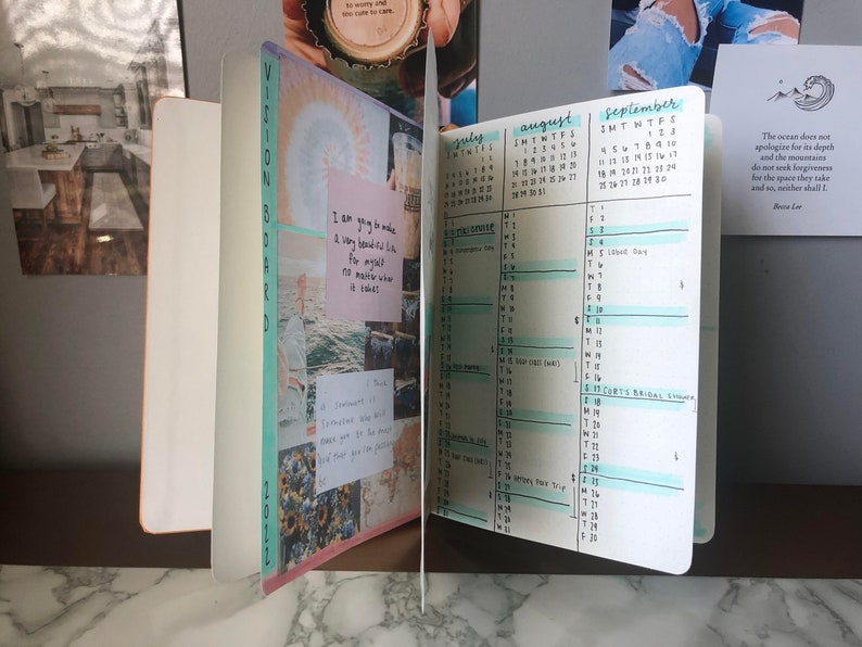 Pre Made Custom Bullet Journal Etsy