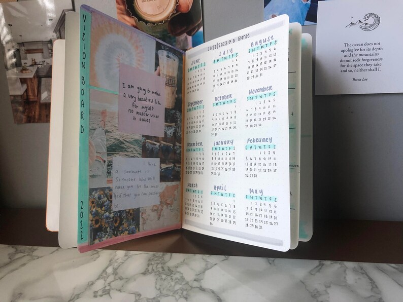 Pre Made Custom Bullet Journal Etsy