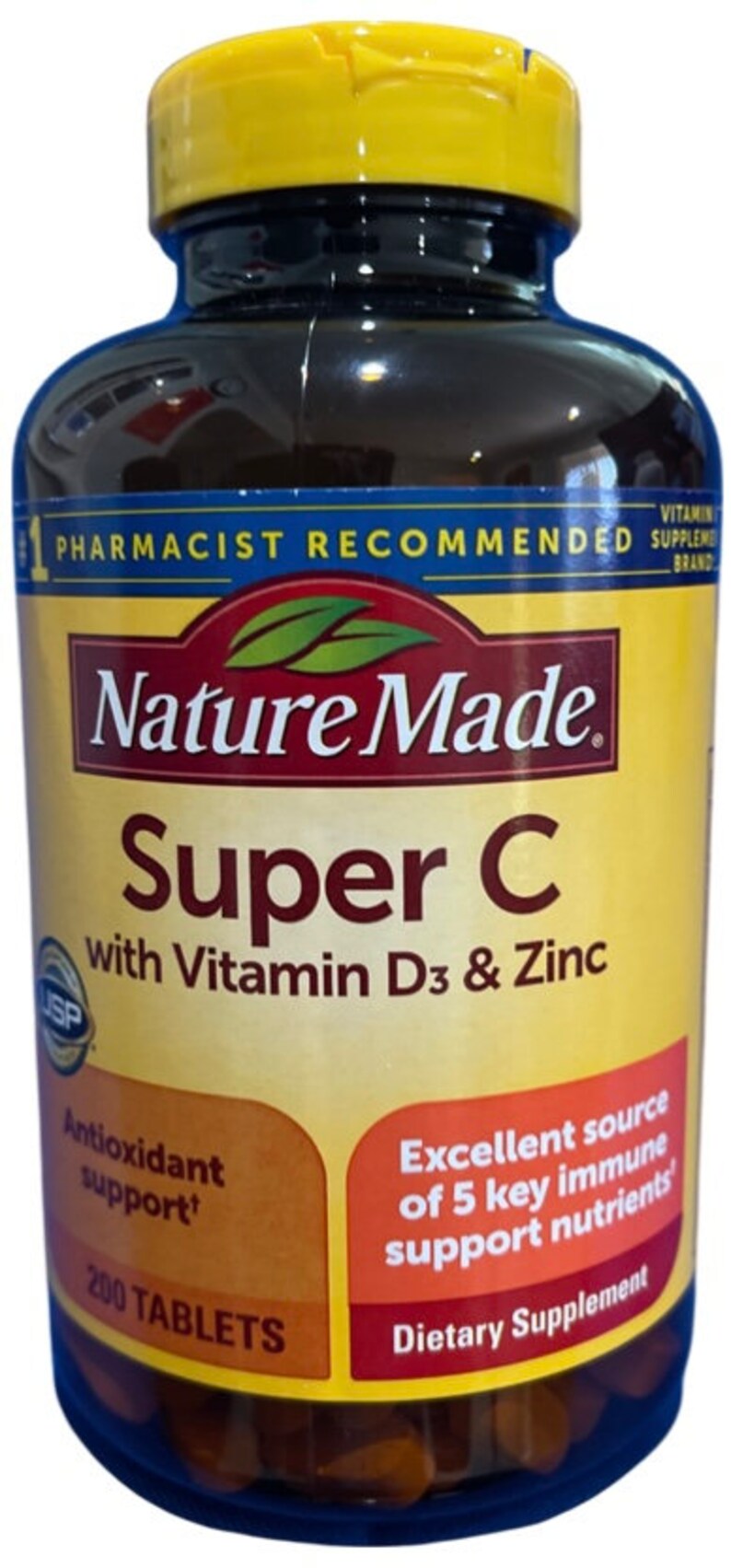Nature Made Super C With Vitamin D3 & Zinc Supplement 200 Etsy