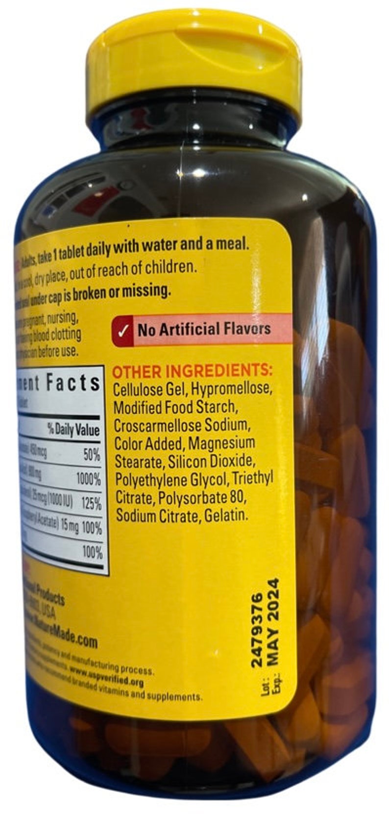 Nature Made Super C With Vitamin D3 & Zinc Supplement 200 Etsy