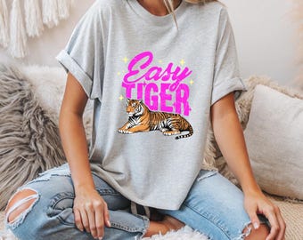 Easy Tiger PNG: Summer Sublimation Design (Digital Download