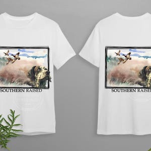 Southern Raised | Pointer | Ducks | Boy | T-Shirt Design | PNG | Sublimation | Digital Download