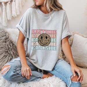 EASTSIDE | Leopard Smiley Face | PNG | Sublimation | Digital Download