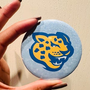 SU Gameday button, game day button, Jaguars button, Southern University, Gameday