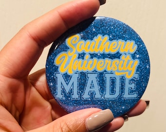 SU Gameday button, game day button, Jaguars button, Southern University, Gameday