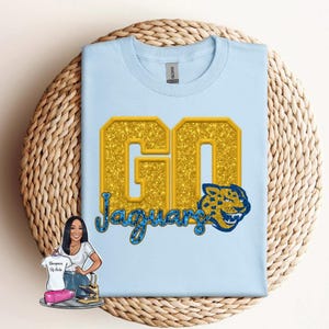 Southern Jaguars, SU shirt, Jaguar shirt, Jaguar mascot shirt, Southern University design, football season, SU Jags, Jaguar glitter