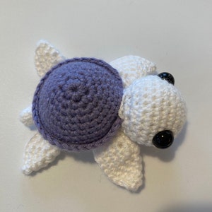 Small Handmade Crochet Turtle
