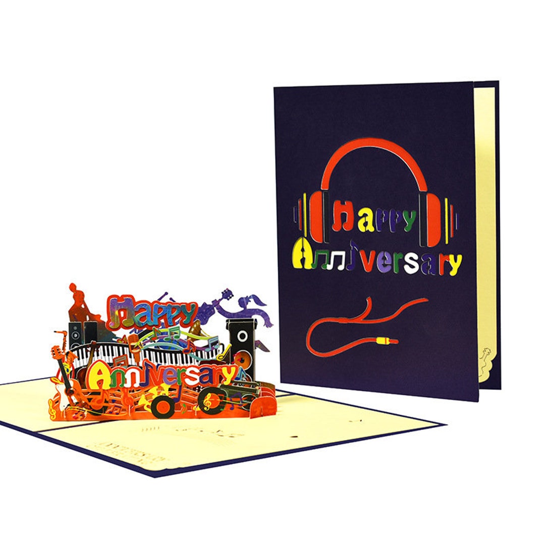 3D Anniversary Card for Him 3D Anniversary Card for Her 3D Pop - Etsy