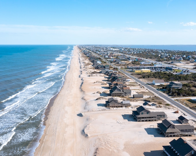 Nags Head, North Carolina, Landscape, Architecture, House, Beach, Ocean
