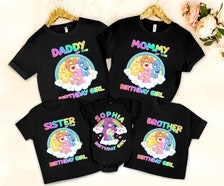 Grumpy Bear Care Bears Sweatshirt Birthday Shirt Cartoon Characters Rainbow  Classic Unisex Shirt - Limotees