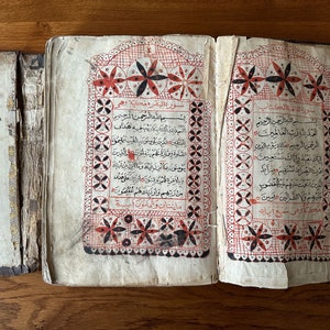 Antieke koran - vintage koran - 204 jaar oud, handgeschreven manuscript