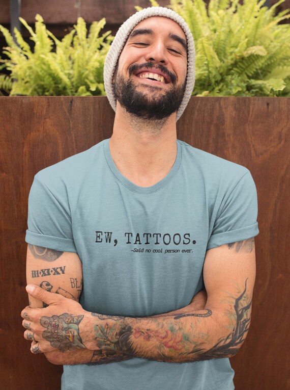Funny Tattoo T-shirt Unisex Cotton Jersey Short Sleeve - Etsy