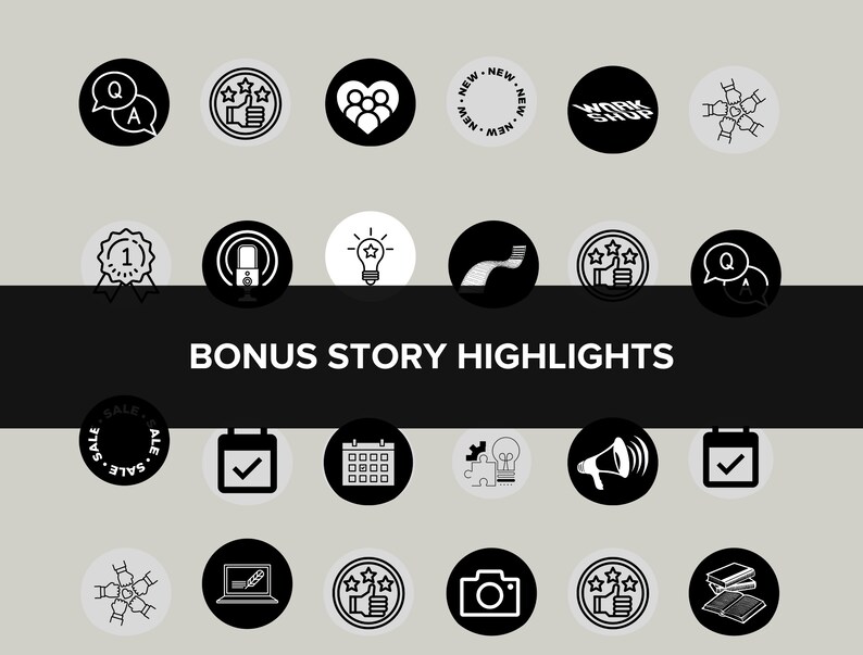 Black & White Instagram Coaching Template Instagram Story Etsy