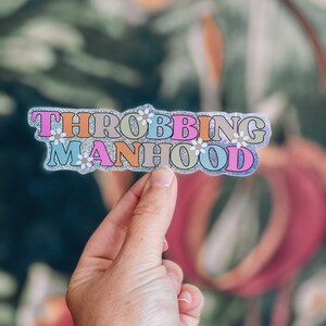 Throbbing Manhood Sticker | Bookish Sticker | Bookworm Sticker | Reader Gift | Book Sticker | Librarian Gift | Bookish Life Sticker