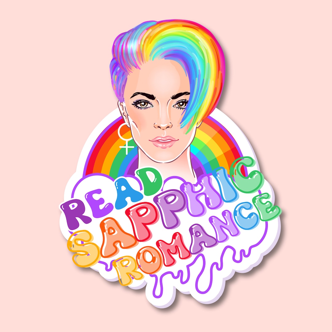Sapphic Romance Sticker LGBTQIA Sticker Queer Sticker OK to Be Gay
