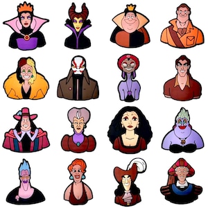 Animated Shows Inspired Jibbitz| Croc Charms |Villains