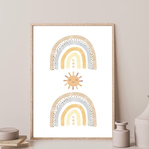 3 Rainbow Sun Rainbow Art,