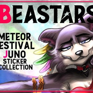 Beastars Juno Meteor Festival Sticker Collection