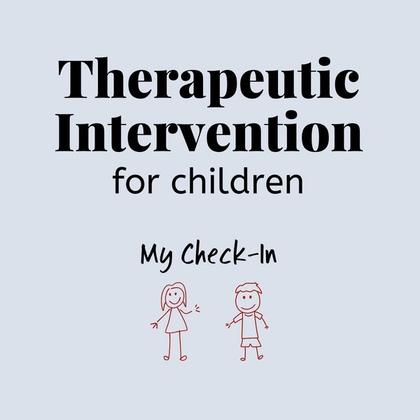 Therapy Intervention Etsy