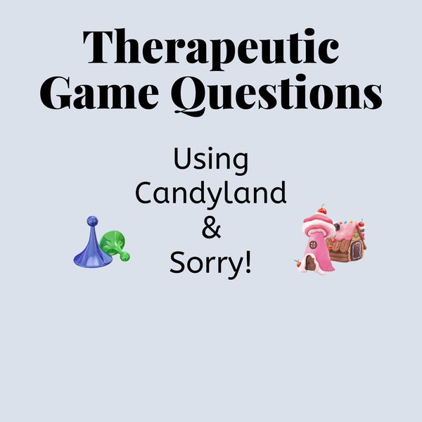 Scarica domande sul gioco di terapia infantile per l'utilizzo con Candyland e Sorry