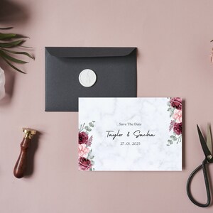 Comfort Color Individuelle Hochzeitseinladungskarte | Hochzeit Blumen Einladungskarte | Moderne Hochzeitseinladungskarte, Hochzeitseinladungsvorlage