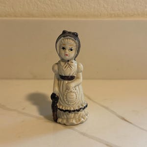 Figurines de lapin en céramique (lot de 4) : décoration printanière de Pâques - France