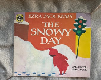Jahrgang 1977 'The Snowy Day' Buch von Ezra Jack Keats, Kinder Taschenbuch